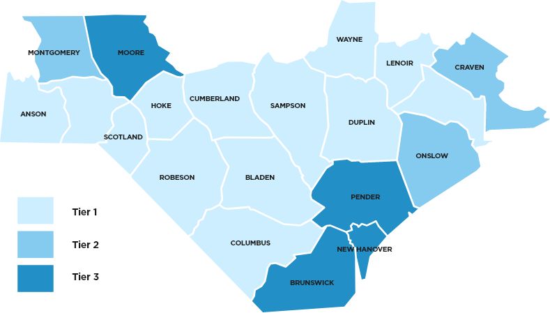 Taxes & Incentives | North Carolina's Southeast